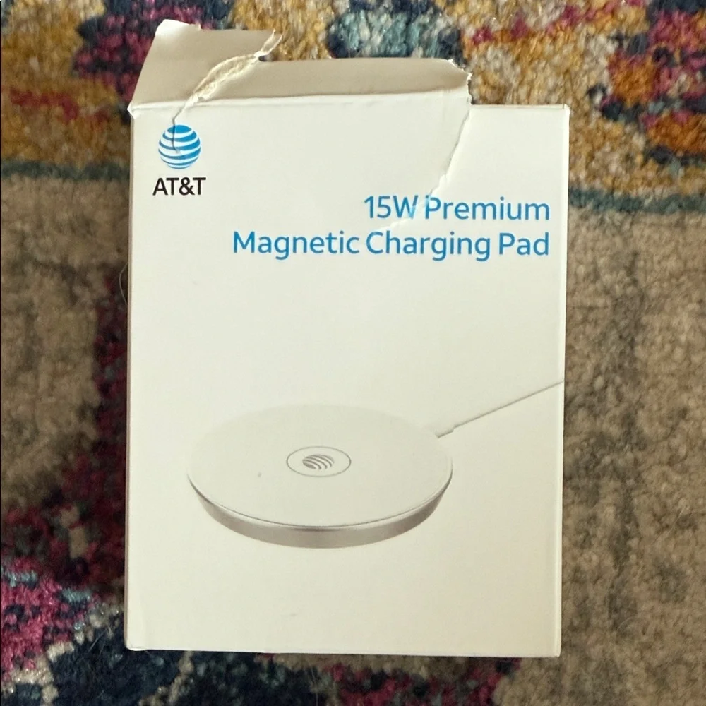 White Circular Wireless Charger